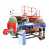 gas, oil, dual fuel packaged steam boiler with european burner